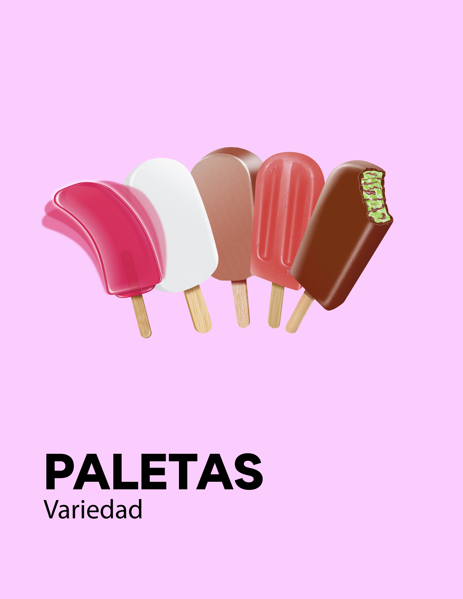 Paletas, Conos y Vasitos.