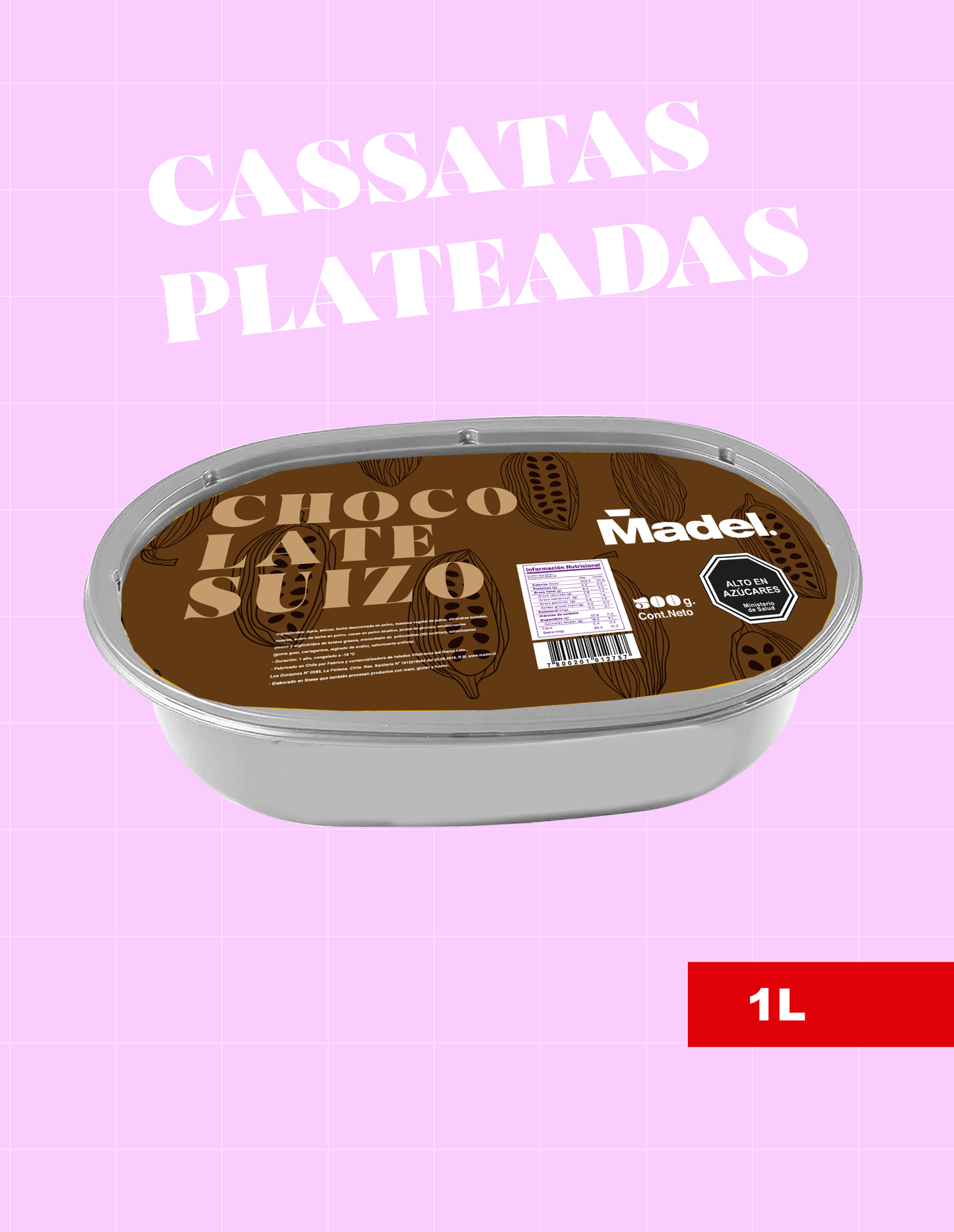 Cassata Chocolate Suizo [6 Unidades]