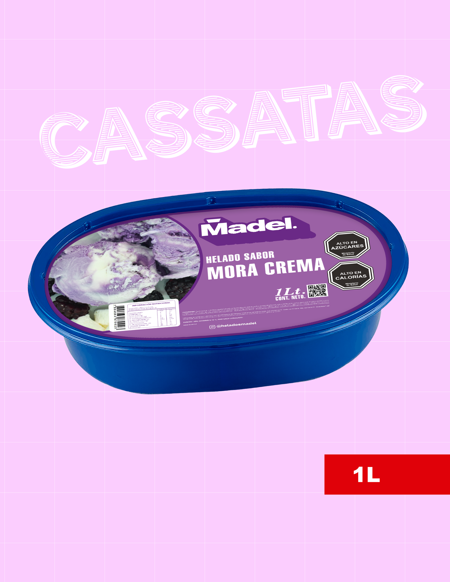 Casata Mora Crema [6 Unidades]