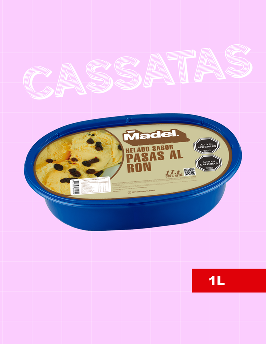 Cassata Pasas al Ron [6 Unidades]