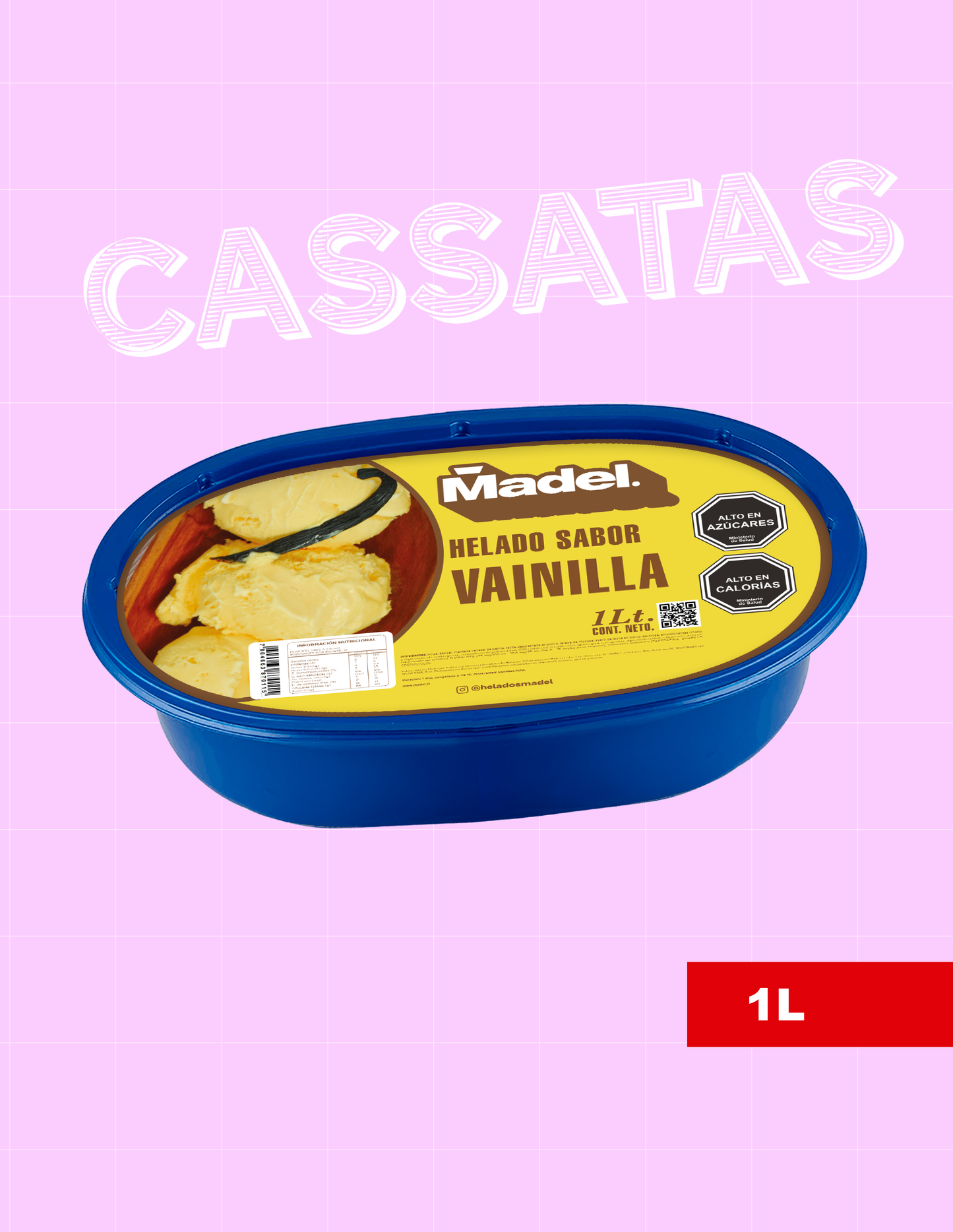 Cassata Vainilla [6 Unidades]