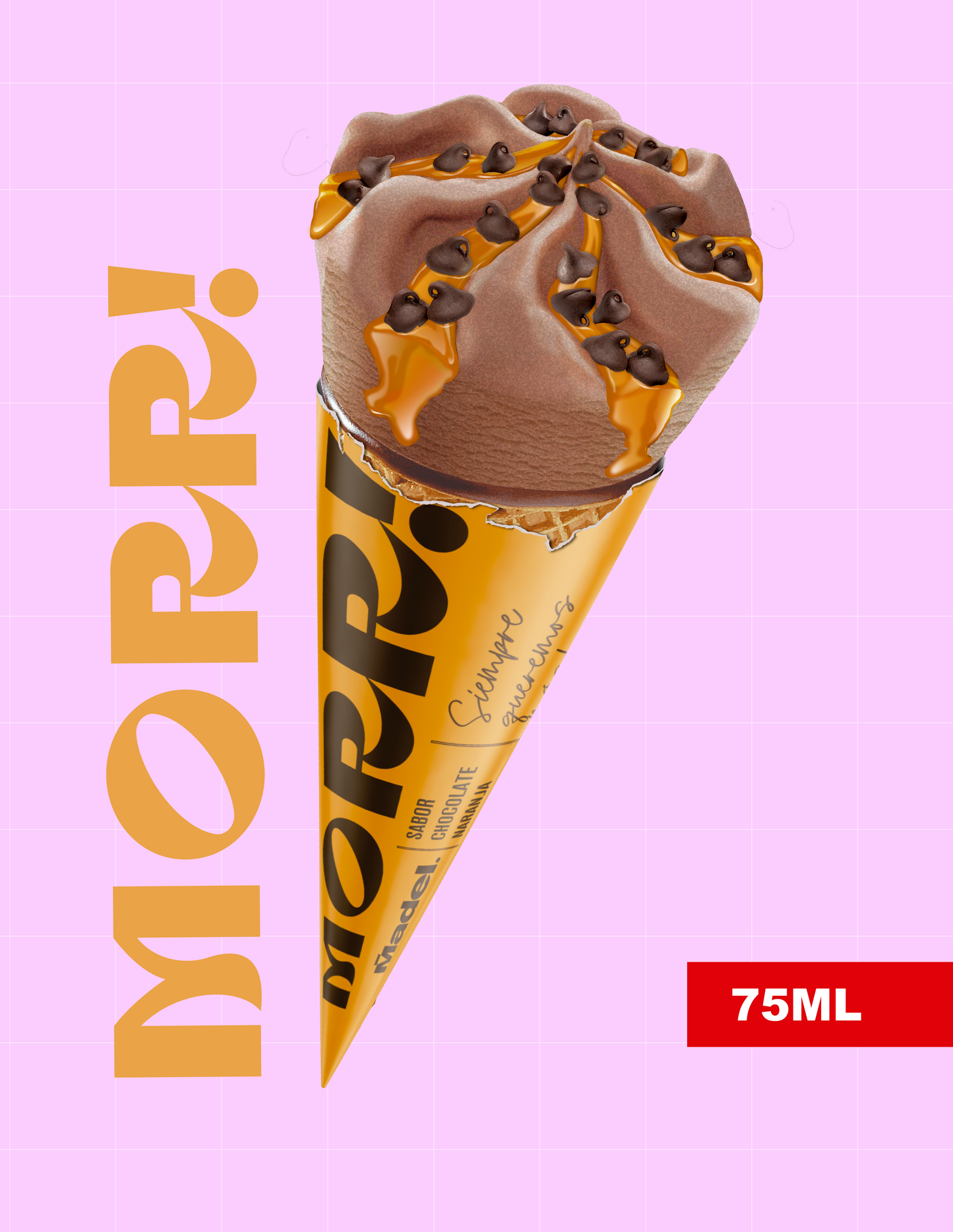 Cono Morr Chocolate Naranja [18 Unidades]
